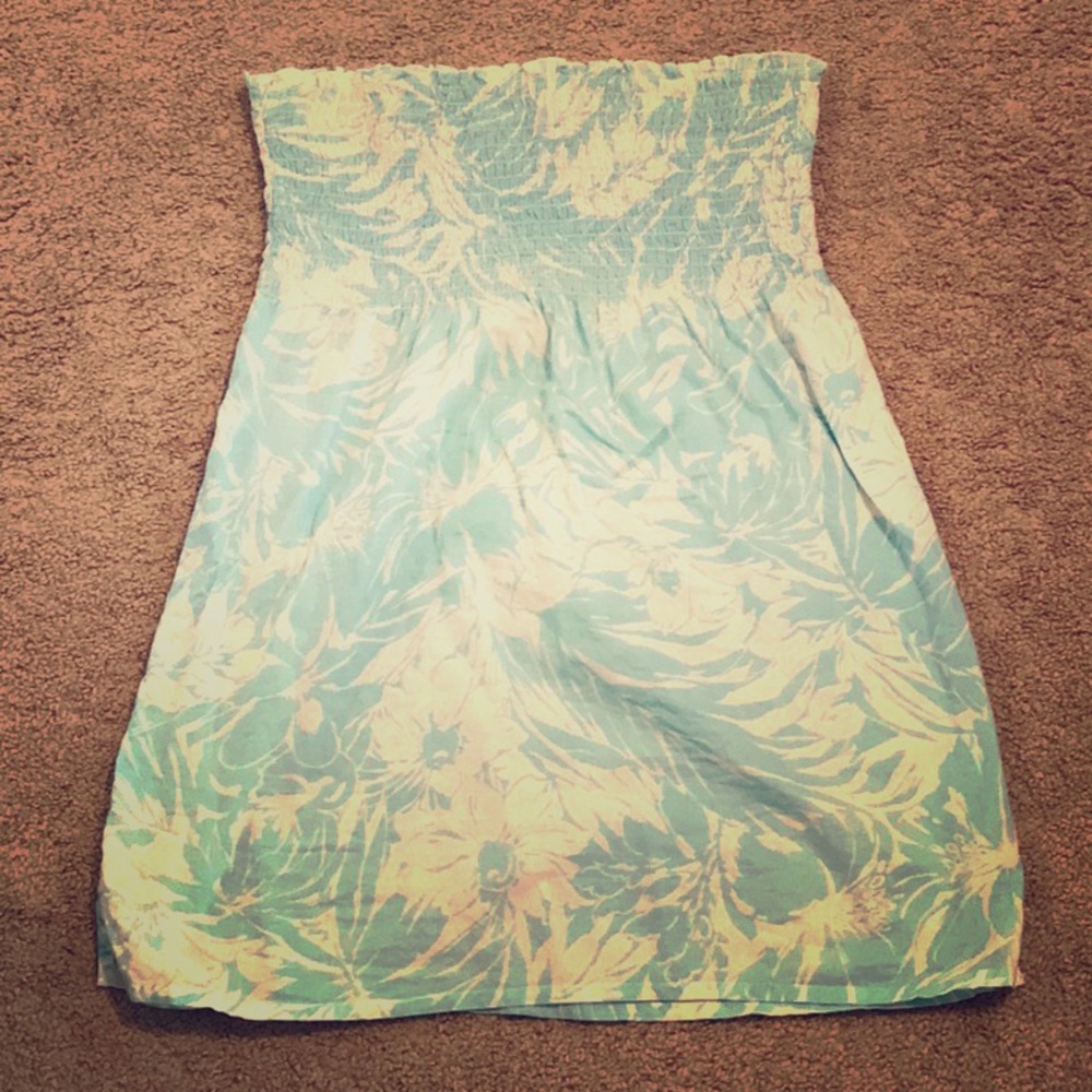 J. Crew Strapless Cotton Minidress